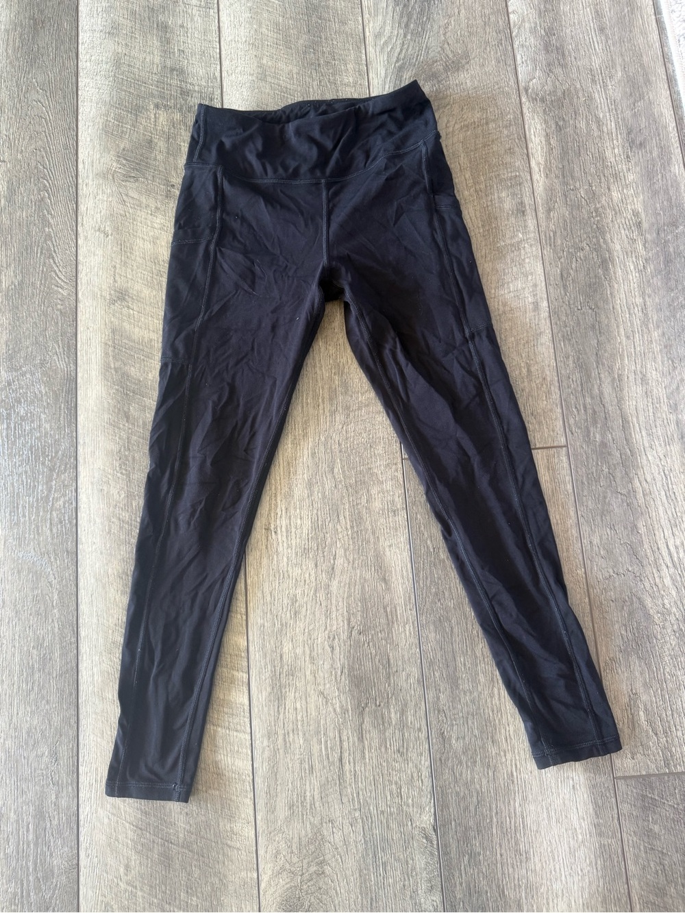 Elle Black Girls' Active Leggings - Solid Black